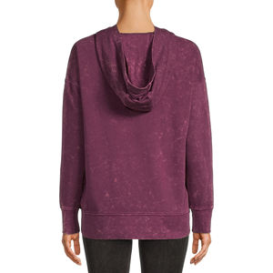 Sweat à capuche en coton délavé de haute qualité avec impression en relief pour femmes et hommes, logo sérigraphié, broderie, sweats à capuche personnalisés - Product Image 5