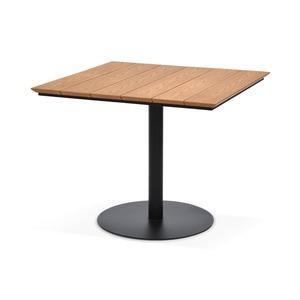 Modern Rectangular <b>Wood</b> <b>Dining</b> <b>Table</b> With Metal Legs Minimalist Design Stable Home Furniture For <b>Dining</b> Room - Product Image 2