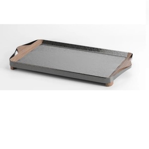 Snacks <b>Cake</b> And Sweet Serving Tray Hotel And Restaurant <b>Supplies</b> Food Display Tray Walnut Finishing Wooden Tray - Product Image 3