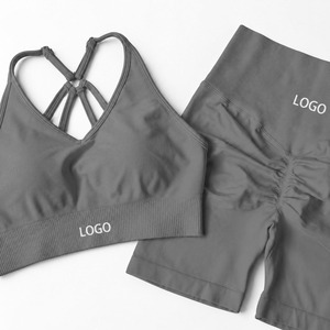 Conjunto de Yoga de Moda para Mujer con Logotipo Personalizado, Sujetador Deportivo, Leggings Largos, Ropa Deportiva Ligera de Secado Rápido - Product Image 6