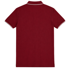 Polo de performance Kappa Alpha Psi à 3 lettres avec fermeture éclair, vêtement de fraternité grecque Krimson, coupe athlétique et confort anti-humidité - Product Image 5