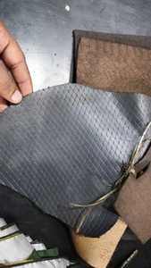 Cuir gaufré à grain apparent, cuir fendu pour sacs à main de luxe, chaussures, matériel de fabrication, fournisseur - Product Image 5