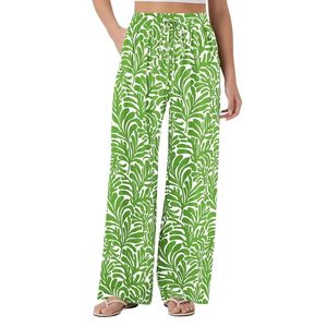 Custom Formal High Rise <b>Women</b> Dress Pants Wide Leg Crease Draped Woven Polyester Spandex Wholesale Elegant Career <b>Slacks</b> - Product Image 5
