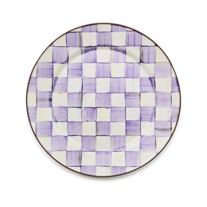 Oval <b>Ceramic</b> Serving <b>Plate</b> Plaid Pattern Retro Design Gold Rim Dishes & <b>Plates</b> - Product Image 3