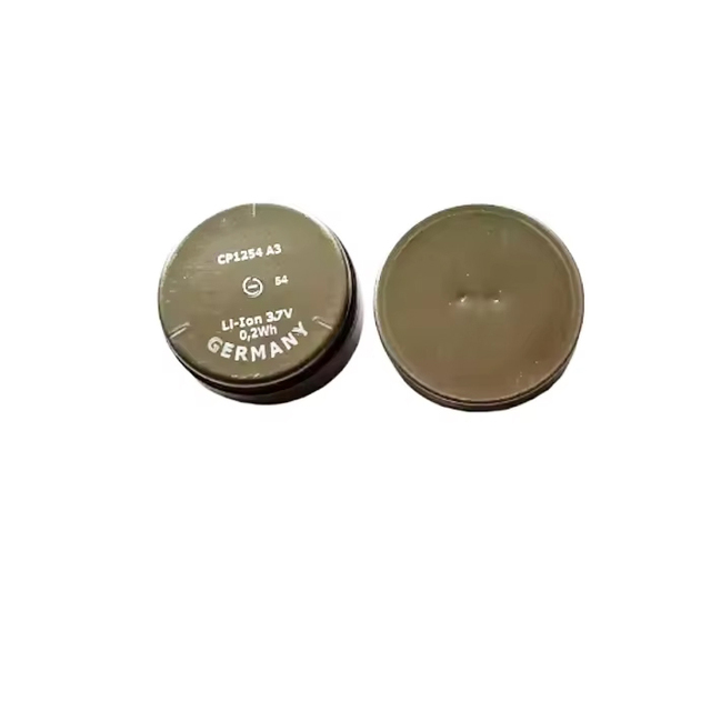 CP1254 3.7V 3V 60mAh Micro Button Battery Cell Lithium Batteries for Medical Grade Hearing Aids Cochlear Remote Control Car Key