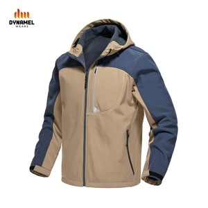 Chaqueta Softshell Deportiva para Hombre de Calidad Personalizada, 3 Capas, Bloques de Color, Resistente al Agua y al Viento, Talla Grande, para Senderismo Otoñal - Product Image 1