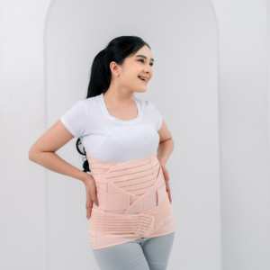 Ceinture de Maintien Post-partum 3-en-1 Haut de Gamme pour Femme : Corset, Ceinture Ventre et Bassin, et Entraîneur Pelvien Maternité - Product Image 2