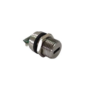 Waterproof Plastic Shell Lock Type USB2.0 Female Panel Mount Sockets with Male Plug <b>Cable</b> - Product Image 3