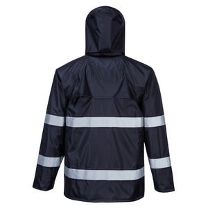 Chaqueta de Seguridad Reflectante de Alta Visibilidad, Impermeable para Invierno, con Capucha, Tejido Resistente, Logotipo Personalizable - Product Image 3