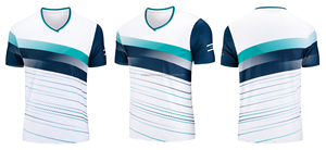 เสื้อแบดมินตันบุรุษแขนสั้นพิมพ์ลายระบายอากาศน้ำหนักเบาขนาดพลัส - Product Image 6