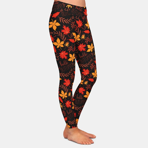 Leggings pour femmes en gros, pantalons de yoga à taille haute imprimés sur mesure, vêtements de sport respirants, fabricant OEM ODM - Product Image 3
