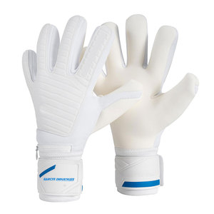 Gants de gardien de but de football antidérapants et imperméables pour l'extérieur avec sangle de poignet réglable en cuir durable - Meilleures ventes - Product Image 1