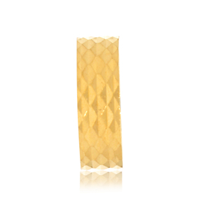 Bague en or texturé de qualité supérieure pour hommes, finition martelée classique, bijoux de mariage, fournisseur en gros de bagues en or - Product Image 3