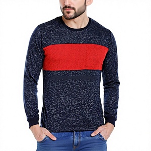 T-shirt à manches longues pour homme en coton pur OEM, ourlet incurvé, coton de bambou, vêtements durables et écologiques teints en Inde, achat en ligne - Product Image 1