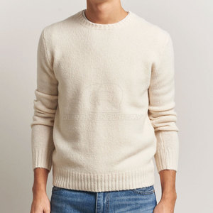 QURILL INDUSTRY Pull tricoté d'hiver pour homme – Chaud, décontracté et moderne, en mélange coton/laine doux et respirant, couleur unie - Product Image 4