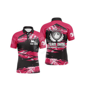 เสื้อโปโลสนุกเกอร์สำหรับผู้ชายแบบสั่งทำพิเศษ พร้อมลายพิมพ์ทีมบิลเลียด สำหรับใช้ในการแข่งขัน - Product Image 1