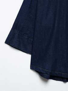 Conjuntos de Jeans de Mezclilla para Mujer, Blusa de Manga Larga y Pantalón, Conjunto de 2 Piezas - Product Image 4