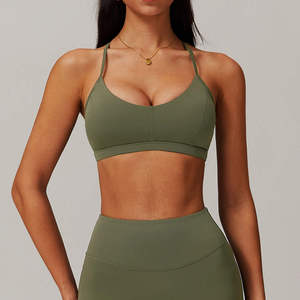 Wholesale Best Women Supportive Sports Bra Breathable Lightweight Comfortable Seamless Design Ideal For Fitness Workout Use - Product Image 2