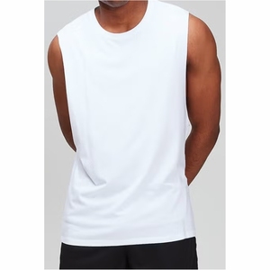 Débardeur d'été pour homme de haute qualité OEM, sans manches, pour la gym, le fitness et la mode - Product Image 5