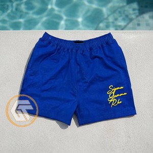 Shorts en polyester sublimés personnalisés Sigma Gamma Rho, vêtements grecs de haute qualité pour femmes, respirants - Product Image 3
