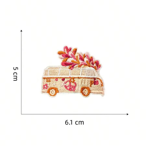 Parches Bordados de Tela Hechos a Medida, de Alta Calidad, con Forma de Flor, para Decoración de Sombreros, Diseño Personalizado - Product Image 3