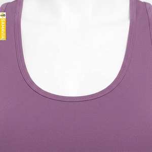 Conjuntos de Yoga SAMAVIA para Hombre, de Alta Calidad, 2 Piezas, Color Morado Sólido, Leggings Largos de Cintura Media, Top Corto, Transpirable y Ecológico - Product Image 5