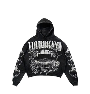 Custom Printed Vintage Maternity Winter Tracksuit Two-Piece Set | Oversized Hoodie Jogger <b>Pants</b> | Streetwear Design | Men's 100% - Product Image 3