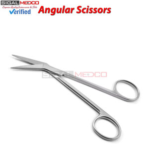 Iris Angular Scissor 11cm 4.5 Inch High Quality Stainless Steel Tissue Surgery Sharp Dental Scissors Medic Instruments - Product Image 3