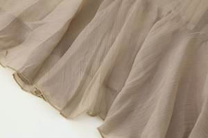 Vestido Midi Vintage para Mujer con Cintura Imperio, Tejido en Capas, con Cinturón y Detalles Decorativos, Primavera/Verano 2026, Nueva Llegada - Product Image 5