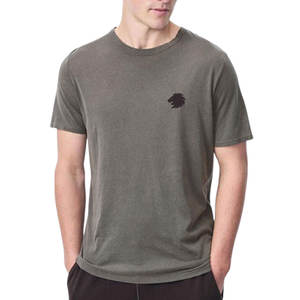 Camisetas de gimnasio para hombre, camisetas que absorben la humedad para hombre, camisetas estampadas de corte holgado 100% algodón para hombre - Product Image 1