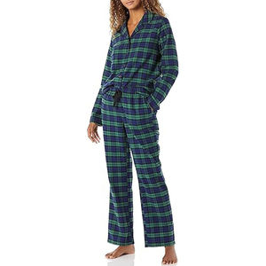 Nouvel ensemble de pyjama imprimé à manches longues pour femme, vêtements de nuit mignons imprimés pour l'automne et le printemps, séchage rapide avec fermeture à cordon - Product Image 4