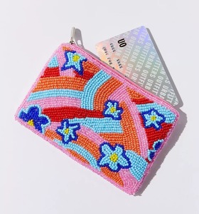 Monedero de Algodón Bordado a Mano con Cuentas, Diseño Moderno para Uso Diario, con Forma Personalizada por Whimsy Art Craft - Product Image 4