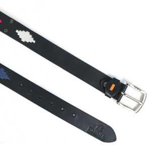 Cinturón de Cuero Argentino para Polo, Accesorios de Moda, Cinturón de Equitación en Cuero para Hombre con Hebilla de Acero - Product Image 3