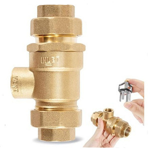 <span class=keywords><strong>Clapet</strong></span> <span class=keywords><strong>anti</strong></span>-<span class=keywords><strong>retour</strong></span> double avec soupape de purge atmosphérique intermédiaire 3/4 pouce - Product Image 2