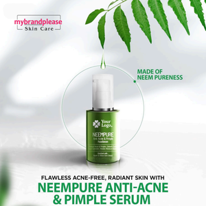 Sérum Visage Anti-Acné au Neem, Curcuma, Cannelle et Extrait d'Écorce de Saule – Sérum Clarifiant pour la Peau – Vente en Gros OEM ODM - Product Image 2