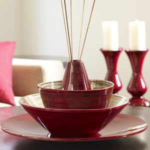 Ustensiles de cuisine écologiques du Vietnam Bol en bambou filé naturel pour salade et soupe pour fête en famille - Product Image 4