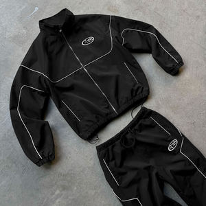 Ensemble 2 pièces pour homme Street Elite, coupe classique, écologique, léger, réversible, respirant, motif uni, vêtements de sport d'hiver - Product Image 2