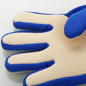 High Quality Custom Made American Football <b>Gloves</b> <b>with</b> Latex Hand <b>Grips</b> for Training-Customizable Color & Logo Safety Design - Product Image 4
