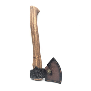 Damascus Steel <b>Axe</b> with Durable Wood <b>Handle</b> for Outdoor Camping, Wood Splitting, Hunting, Bushcraft and Survival - Product Image 6