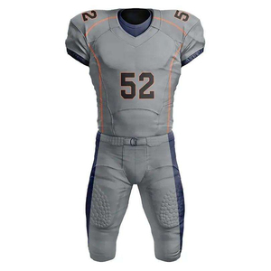 Uniformes de football américain d'hiver personnalisés de haute qualité, respirants, 100% polyester, antibactériens, logo frontal, nouveaux ensembles design - Product Image 3