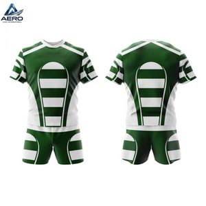 Uniforme de Rugby de Poliéster con Diseño Personalizado para Adultos - Alta Calidad, Ecológico, Transpirable, Unisex, Manga Corta, Servicio OEM Personalizado - Product Image 4
