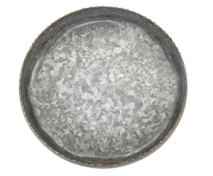 Galvanized Metal Best Selling Heavy Duty Long Lasting Iron Planter Round Shape <b>for</b> Ascent Homes Floor Decor in Cheap Price - Product Image 6