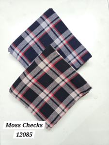 Tissu de chemise en coton peigné teint en fil à carreaux Dobby de qualité supérieure, tissé, fournisseur mondial pour robes - Garçons et Filles - Product Image 5