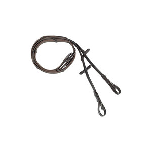 Cabezalera de cuero marrón para caballo, Bridas marrones para caballo, Cabezalera y bridas para caballo, Cabezalera y bridas de cuero para caballo - Product Image 1