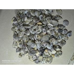 Lot de cabochons en agate dendritique naturelle certifiée de qualité exceptionnelle pour la fabrication de bijoux - Product Image 1