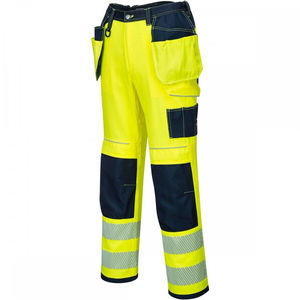 Enhanced Visibility Men's Workwear <b>Pants</b> Anti-Static <b>Thermal</b> Safety Trousers for Rain Outdoor Activities - Product Image 5