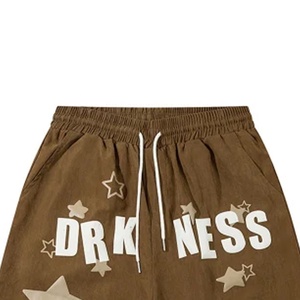 Hot Summer Outdoor Gym Sport Running Shorts pour hommes Plus Size Logo personnalisé Short en coton brodé Style décontracté - Product Image 3