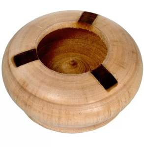 Cenicero de Escritorio Moderno de Madera con Forma Personalizada, Portátil y Multiusos para Hogar, Oficina y Auto - Product Image 1