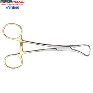 Pinzas para toallas Backhaus, paquete de 3, 5 pulgadas, chapadas en oro, instrumentos quirúrgicos manuales con mecanismo de bloqueo para asegurar paños quirúrgicos - Product Image 5