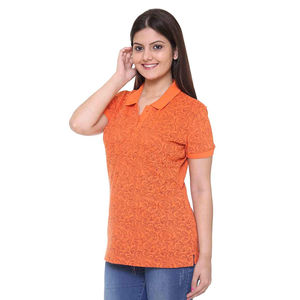 T-shirt Sportif Femme en Coton Tricoté Brodé Léger Respirant Manches Courtes Coupe Ajustée Polyvalent Bureau Décontracté - Product Image 4